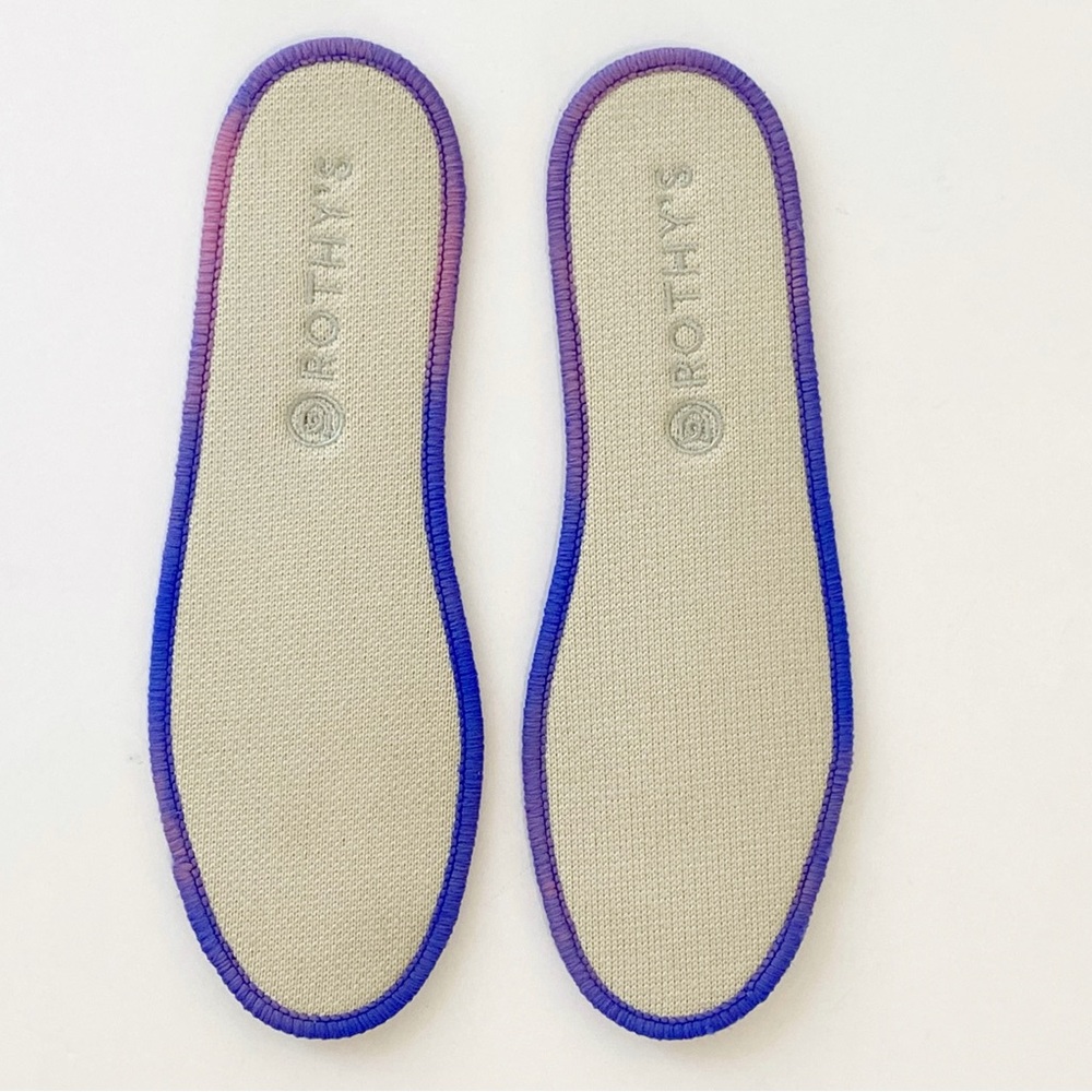 ROTHY’S CREAM TAN SAND THE ORIGINAL SLIP ON KNIT SNEAKER - Picture 7 of 12